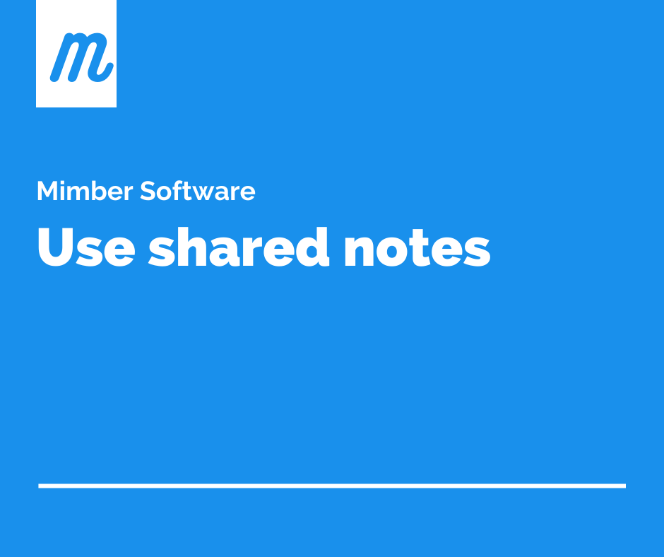 Use shared notes