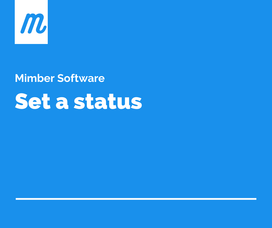 Set a status