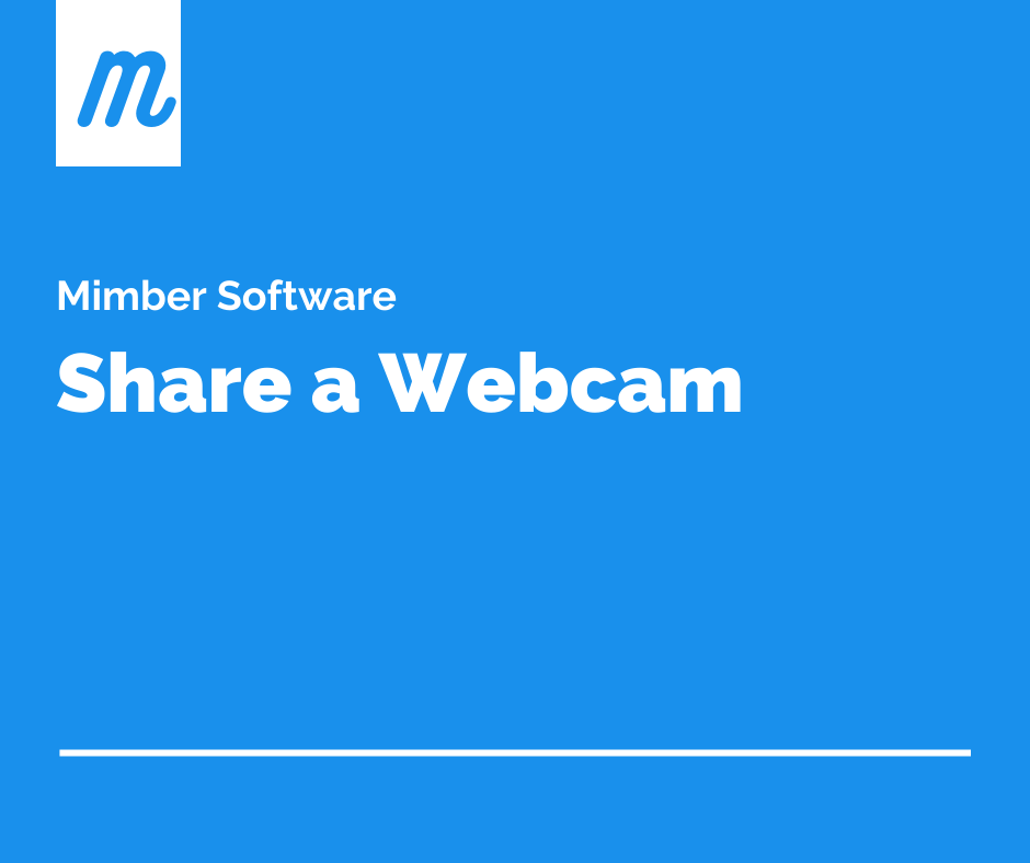 Share a Webcam